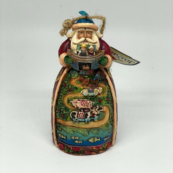 Jim Shore 2007 Heartwood Creek Two By Two Santa 4007947 Noah’s Ark Santa - Picture 1 of 10